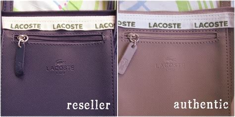 lacoste fake vs original bag|lacoste made in which country.